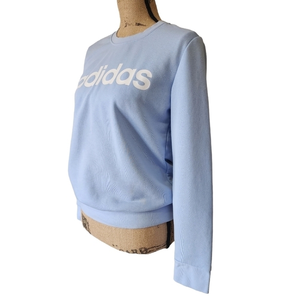 Adidas Pullover Sweatshirt  Baby Blue - Small - Picture 2 of 7